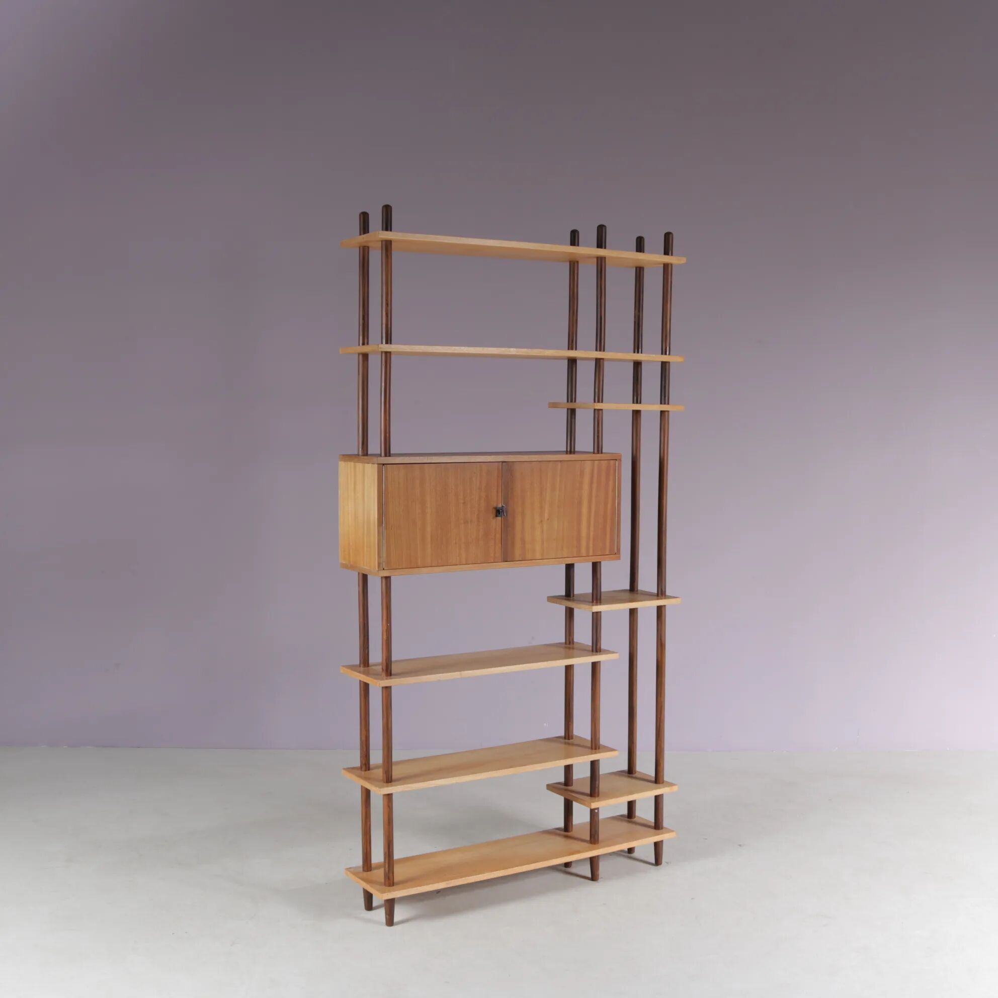 1950s stick cabinet from the Netherlands