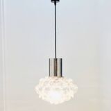 Large Mid-Century Bubble Glass Ceiling Light - H.Tynell for Limburg, 1960s