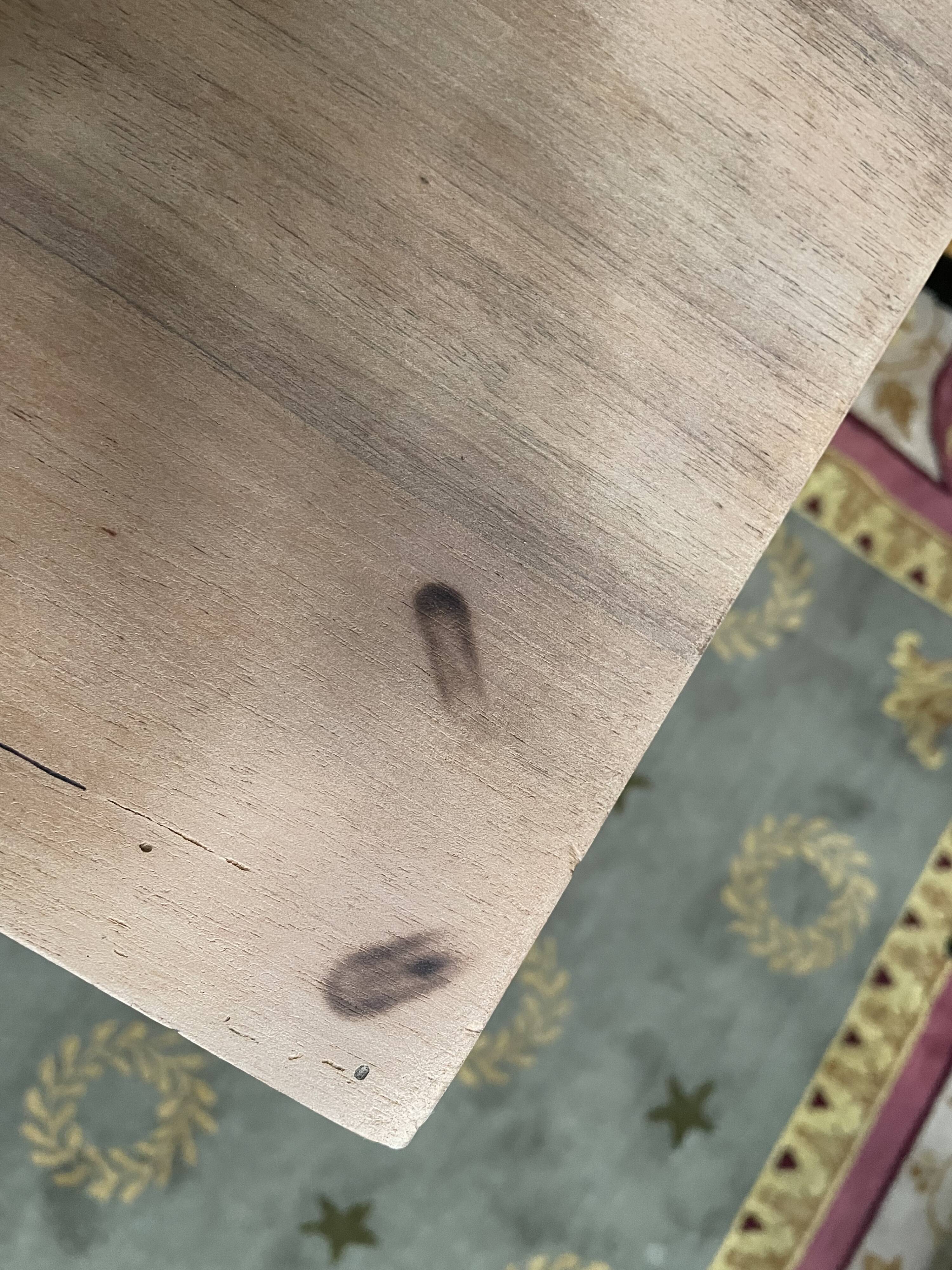 Restored Black Empire period chest of drawers