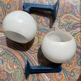 Appliques fonte opaline