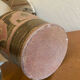 Large 60s lamp in stoneware and wool