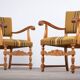 Fauteuils en chêne, Danemark, années 1960, ensemble de 2