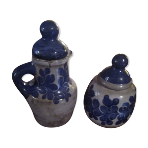 Duo pichet et pot en