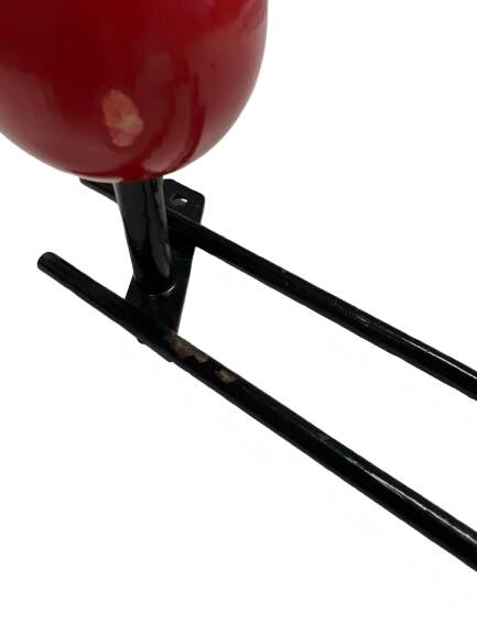 Metal coat rack in the style of Féraud