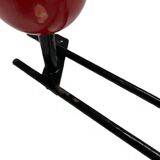 Metal coat rack in the style of Féraud