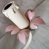 Lustre iron and painted sheet flowers camellias