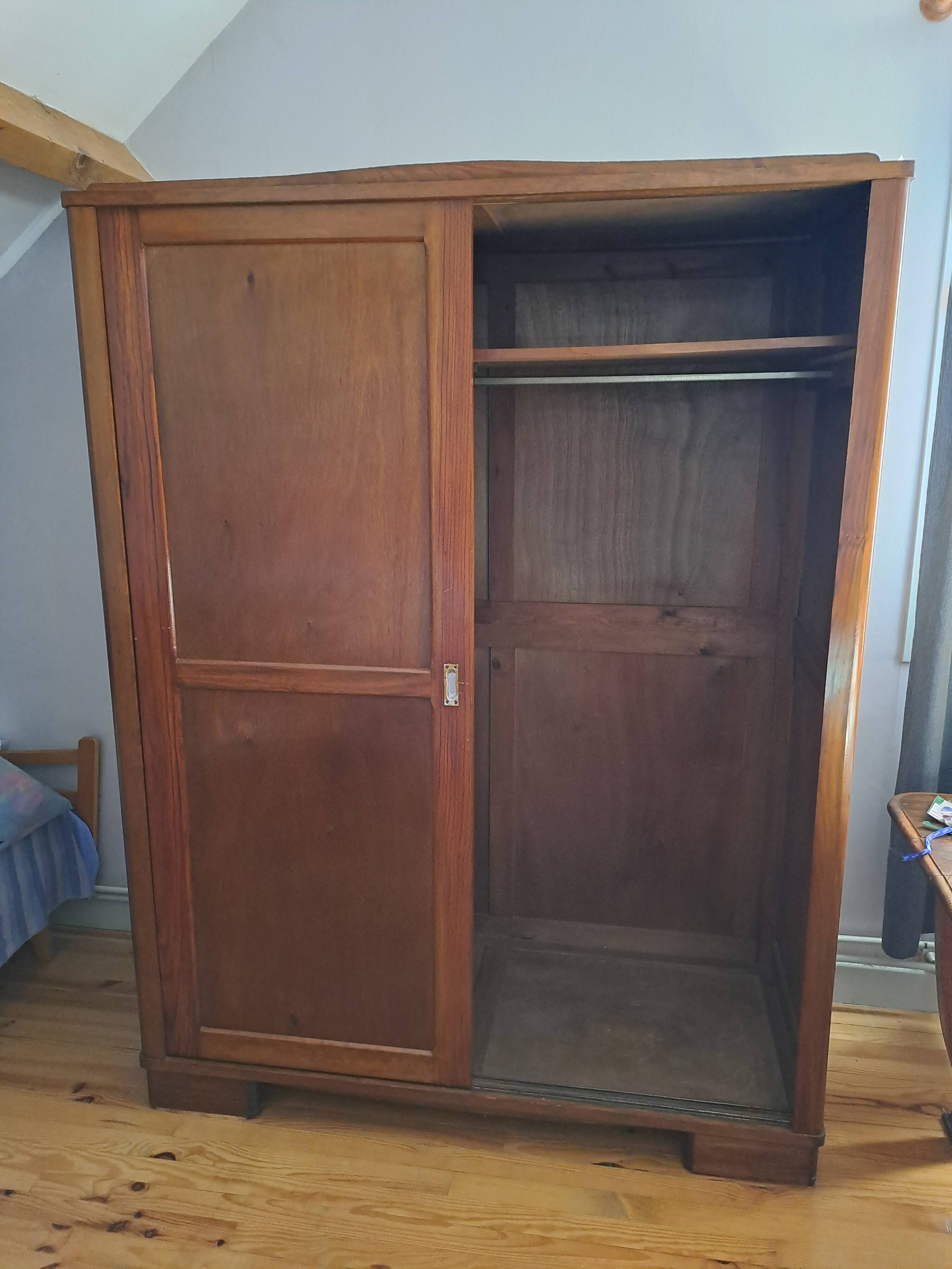 Parisian wardrobe 1930 sliding door wardrobe