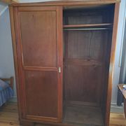 Armoire parisienne 1930 penderie portes coulissantes