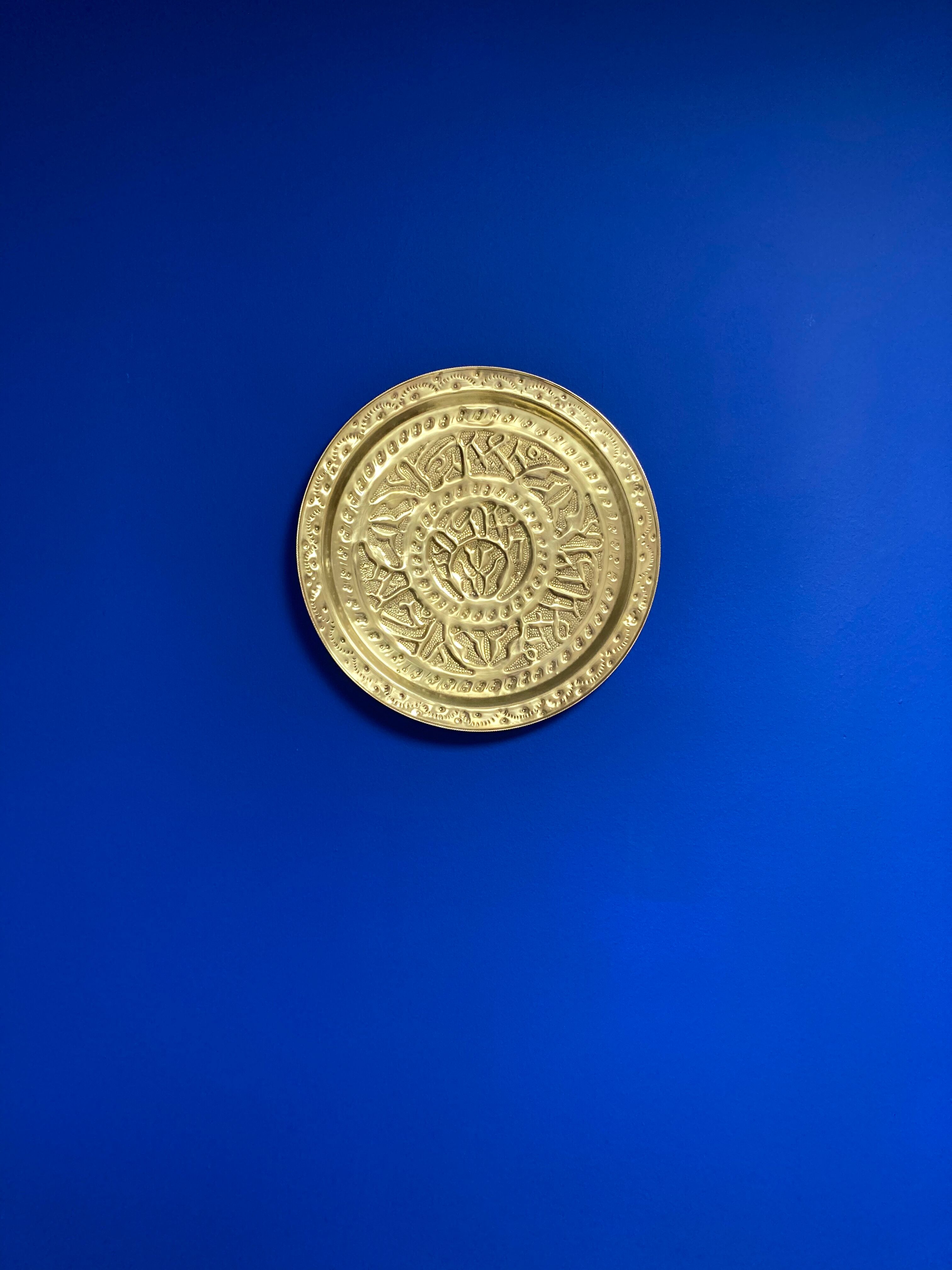 Brilliant brass dish