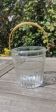 Vintage cut glass ice bucket 60s