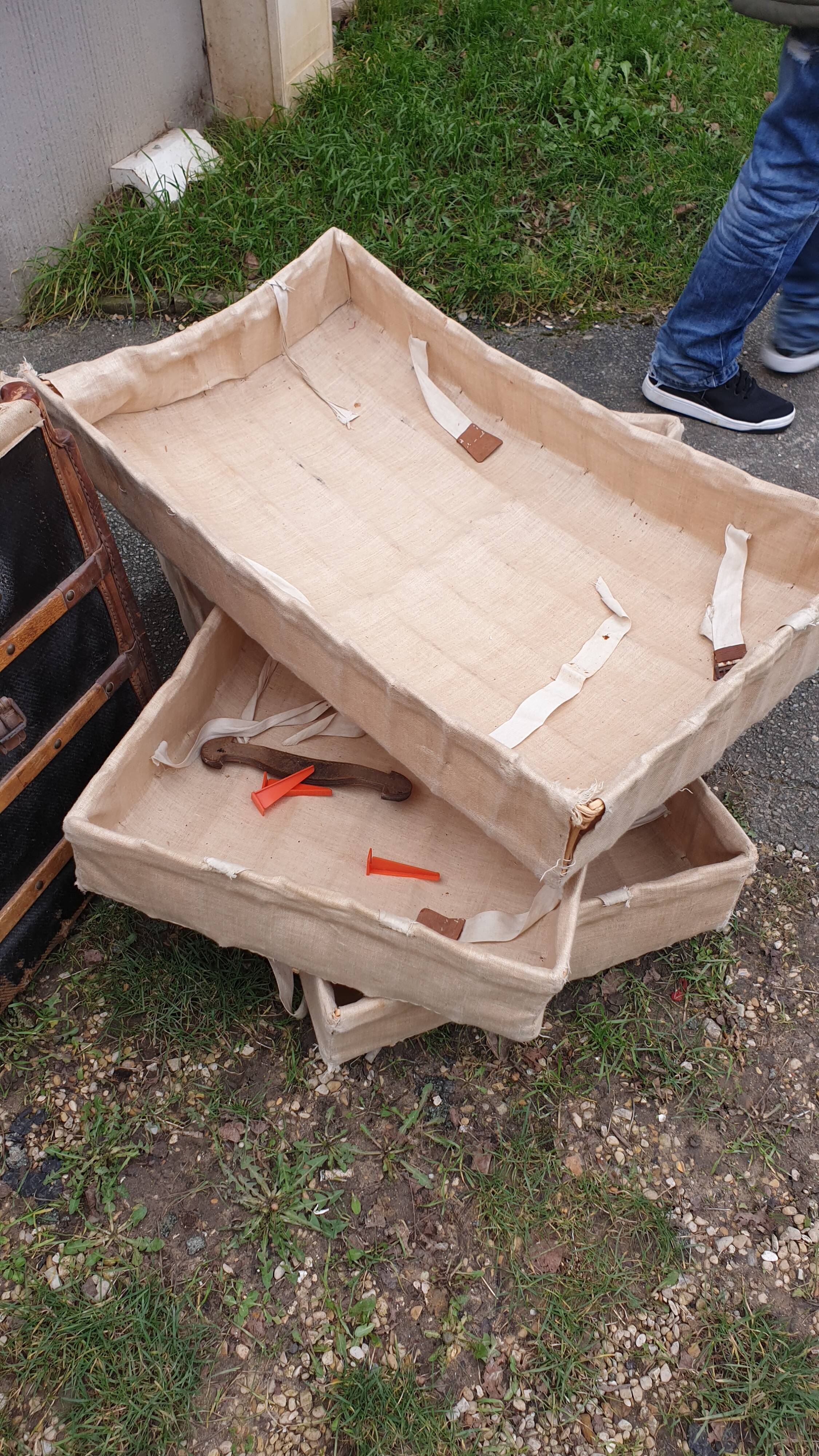 Late 19th century travel trunk