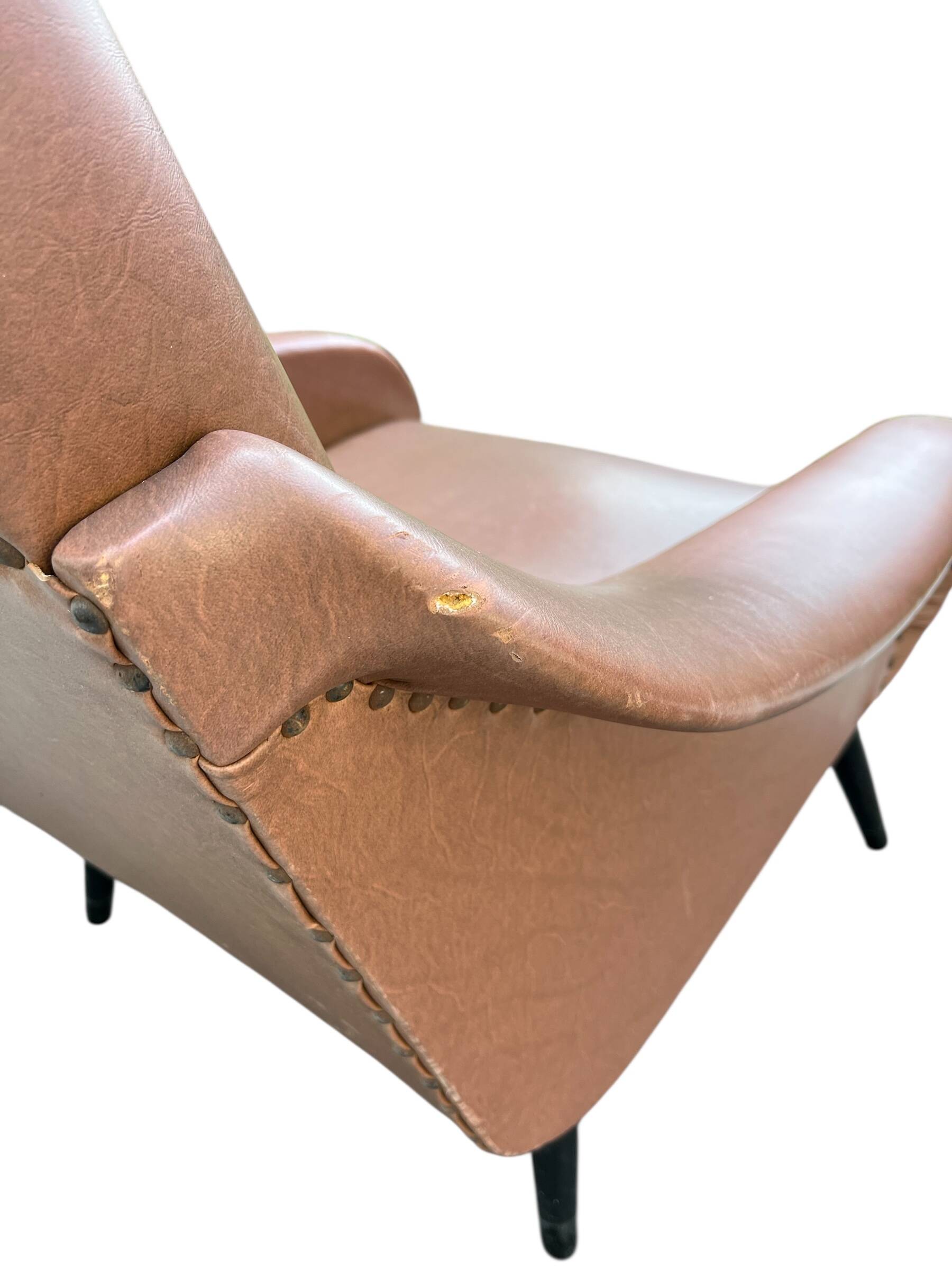 2 Vintage Armchairs - Mid Century Modern Style