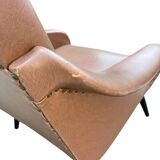 2 Vintage Armchairs - Mid Century Modern Style