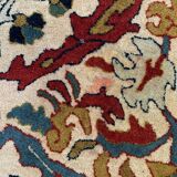 XL Vintage Arts and Crafts, W Morris style Rug 400x296 cm, Red Blue