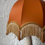 1970s alabaster column lamp