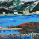 Suite de 3 huiles sur panneaux - paysages marins