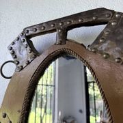 Brutalist handcrafted mirror "horse"