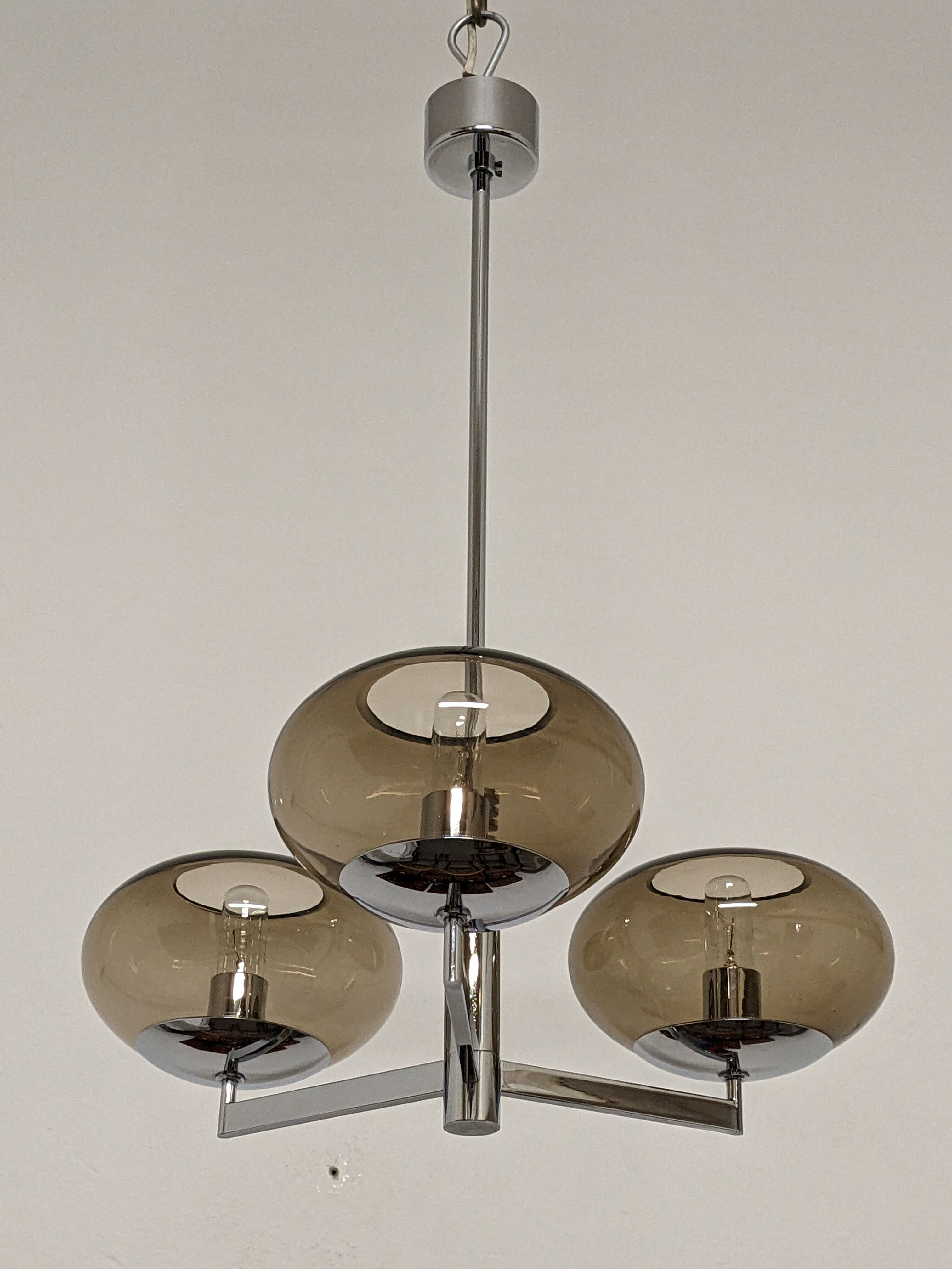 Sciolari chandelier with 3 lights from the 60s/70s