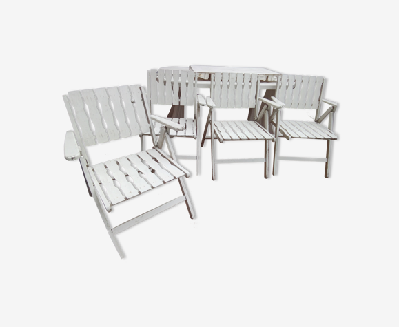 Gleizes vintage wooden chairs