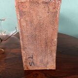 Danish Mid-Century Modern Pottery Table Lamp with Abstract Design 1975