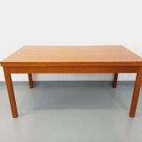 Vintage 60s Scandinavian style teak dining table with extensions