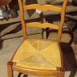 Chaise paillée XIXème