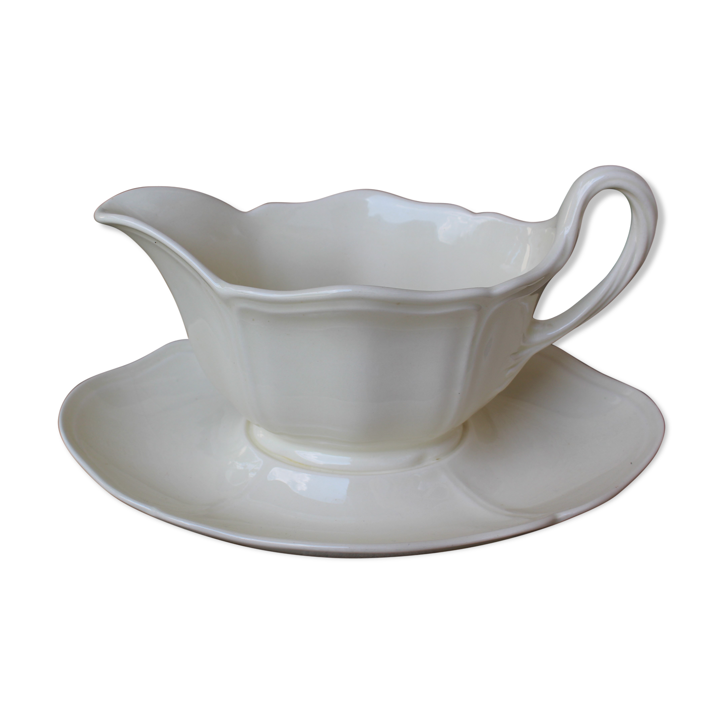 Old English porcelain saucière "Wedgwood"
