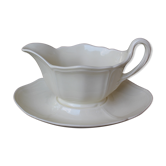 Saucière en porcelaine anglaise ancienne "Wedgwood"