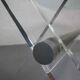 Vintage acrylic and glass dining table