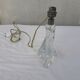 Pied de lampe en cristal