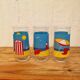 Vintage Palluy pitcher and glasses seaside spirit