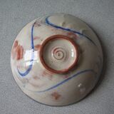 Old small bowl in enamelled terracotta, old earthenware