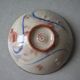 Old small bowl in enamelled terracotta, old earthenware