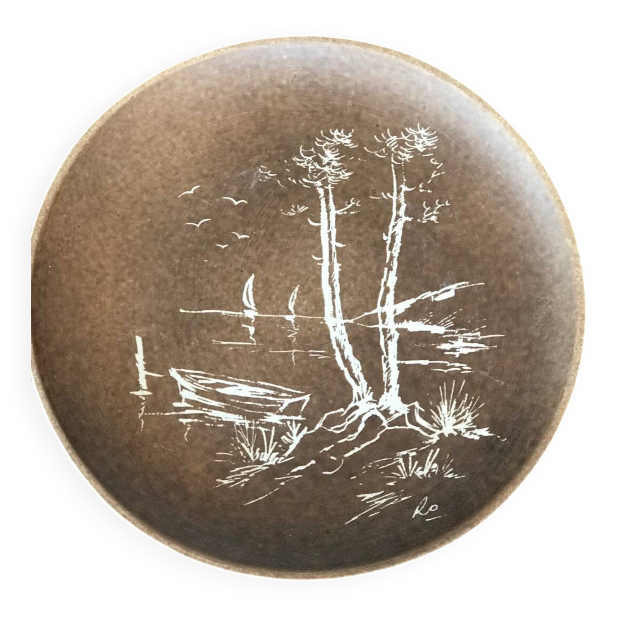 Plate signed Cazalas