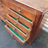 Meuble de metier chene debut XXe