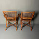 Paire de fauteuils en rotin 1930