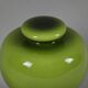 Vintage 1970s Green Cased-Glass Mushroom Lamp From Sweden.
