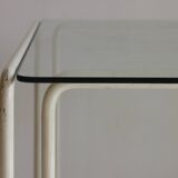 Table basse vintage à structure en métal courbé, 1960