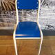 Vintage formica blue children's chair