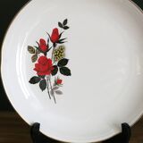 Round serving dish from Moulin des loups, "Carmen" model, in very good condition