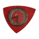 Red BAYARD formica wall clock