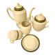 Limoges porcelain tea or coffee set
