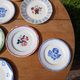 10 assiettes à dessert anciennes dépareillées 