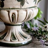 Ceramic pot cover vase Capodimonte, Naples