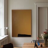 Abstract painting Mb1 ocher 100x81 cm