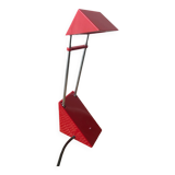 Red IKEA designer lamp from the 80s