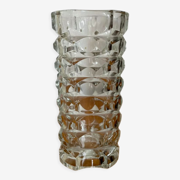 Glass crystal vase 1950