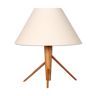 Wooden tripod lamp, Czech-made, 1960