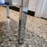 Rosewood and chrome display cabinet, 1970s-80s.