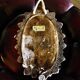 Vintage cabochon mirror by georges pelletier for la roue vallauris 1950